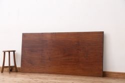 アンティーク家具　古いカバ材　一枚板(テーブル、古材、材料)