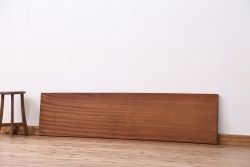 アンティーク家具　使い込まれた古材の天板　一枚板(テーブル、作業台、材料)