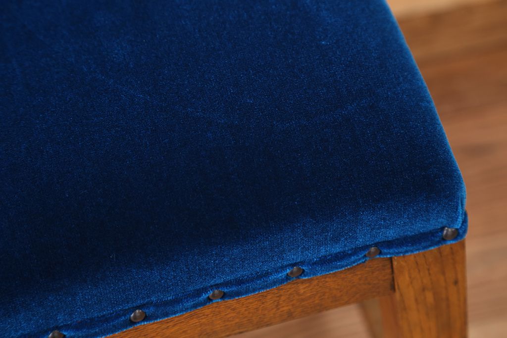 美品!古い木の角スツール(椅子・イス)　