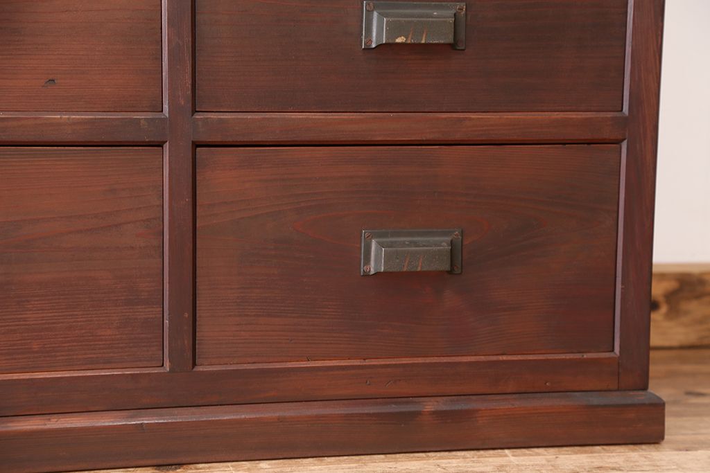 極上美品!状態抜群の作りの上質な四尺引き出し収納棚(薬箪笥)