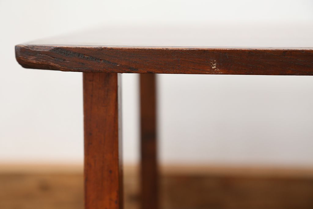 アンティーク家具　総欅!木目の素晴らしい花台