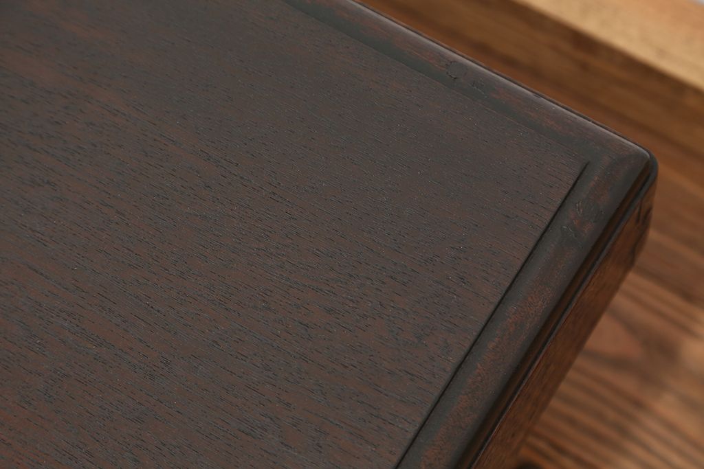 アンティーク家具　珍品!珍しいデザインの角ちゃぶ台
