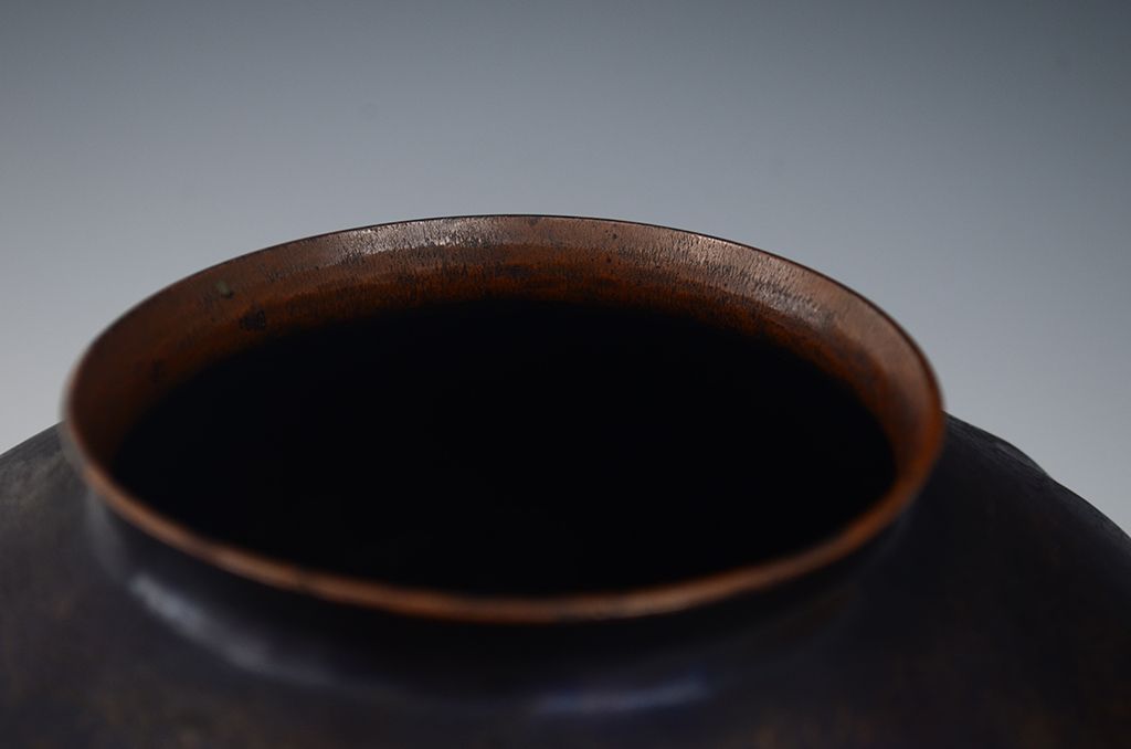 アンティーク雑貨　玉川堂!鎚起銅器、花瓶(花器)