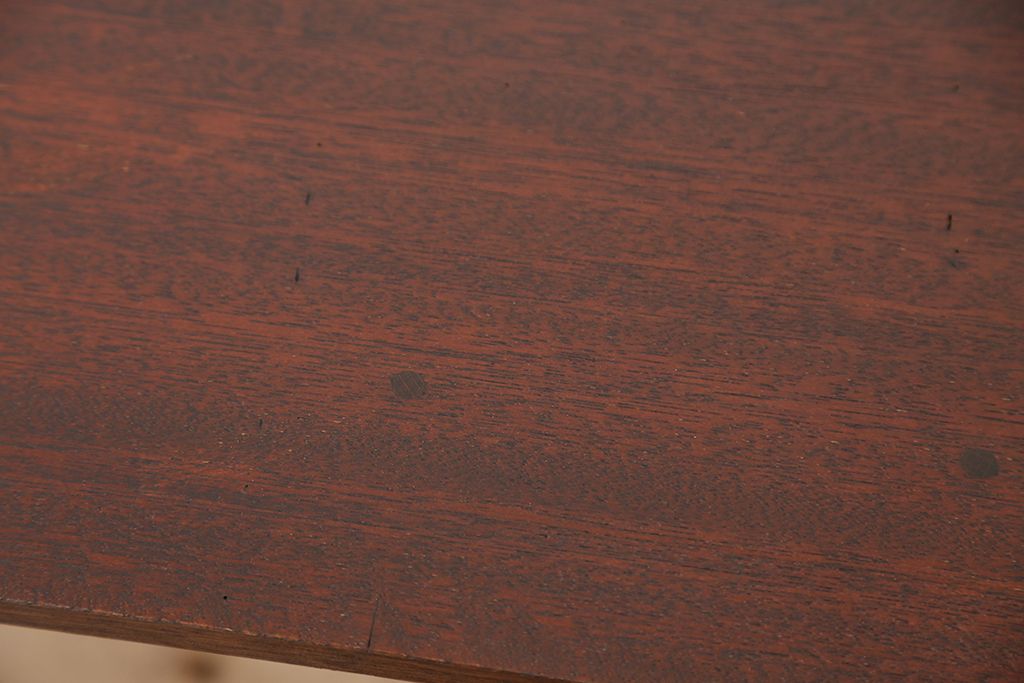 アンティーク家具　和風アンティーク!古い木の引き出し付きテーブル(作業台・机)