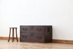 アンティーク家具　古民具・骨董　時代箪笥ローボード(ローチェスト)
