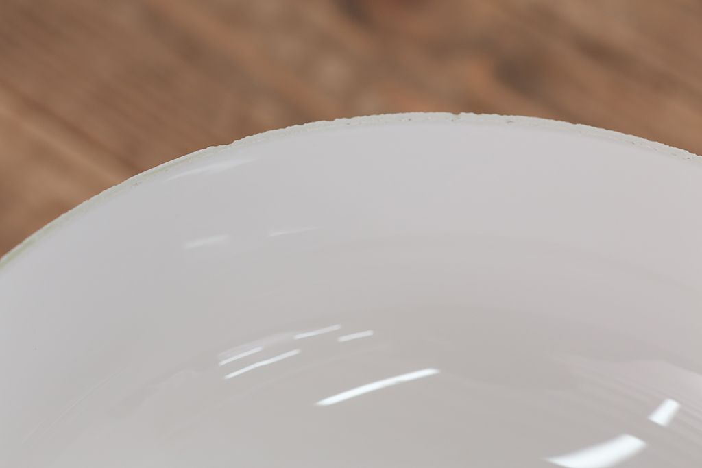 古い乳白ガラスの吊り下げ照明(天井照明、電笠)