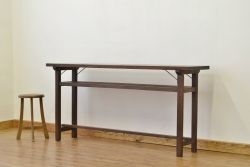レトロ家具　★昭和レトロ　古い縫製工場のアンティーク作業台6(テーブル・長机)　