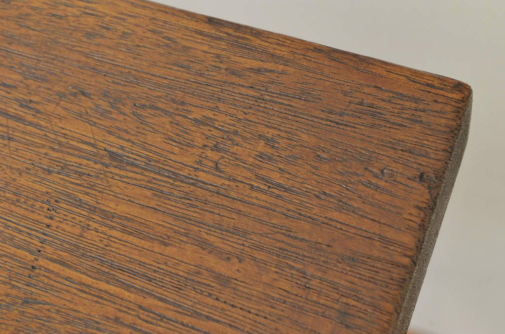 レトロ家具　★昭和レトロ　古い縫製工場のアンティーク作業台6(テーブル・長机)　