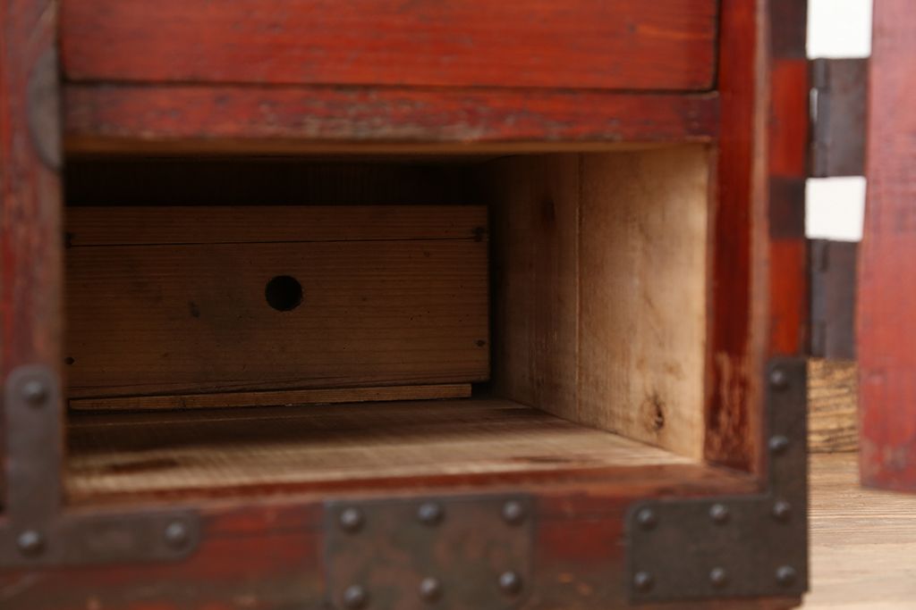 アンティーク家具　古民具・骨董　時代箪笥ローチェスト?(ローボード)