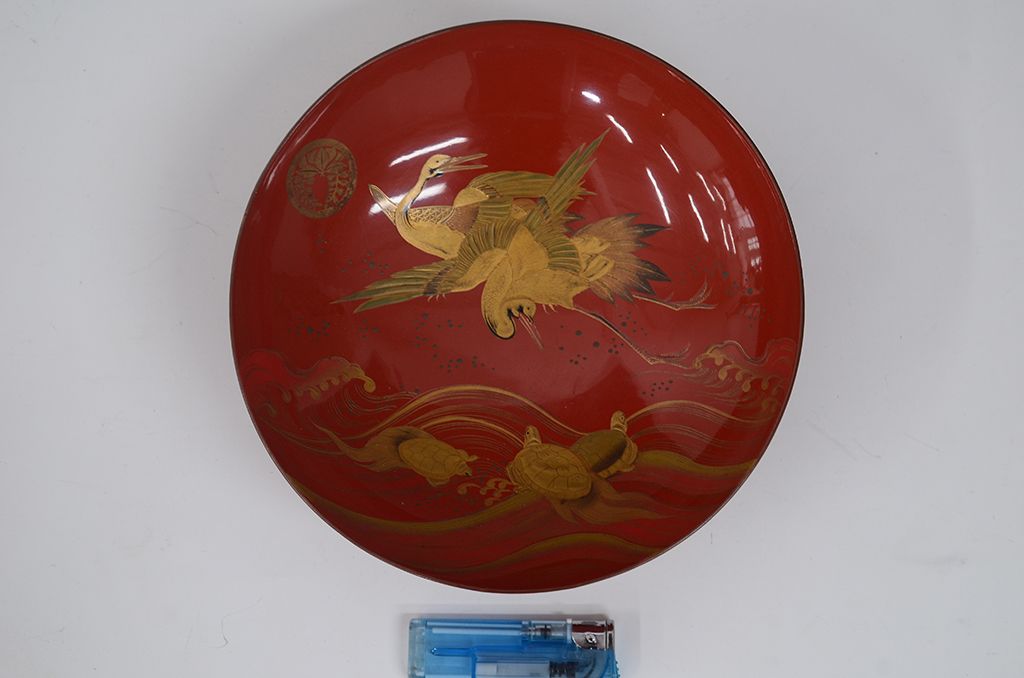 アンティーク雑貨　大正〜昭和初期!古い蒔絵の木製お椀など　16点(漆器)