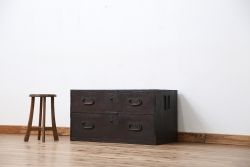 アンティーク家具　古民具・骨董　時代箪笥ローボード(ローチェスト)