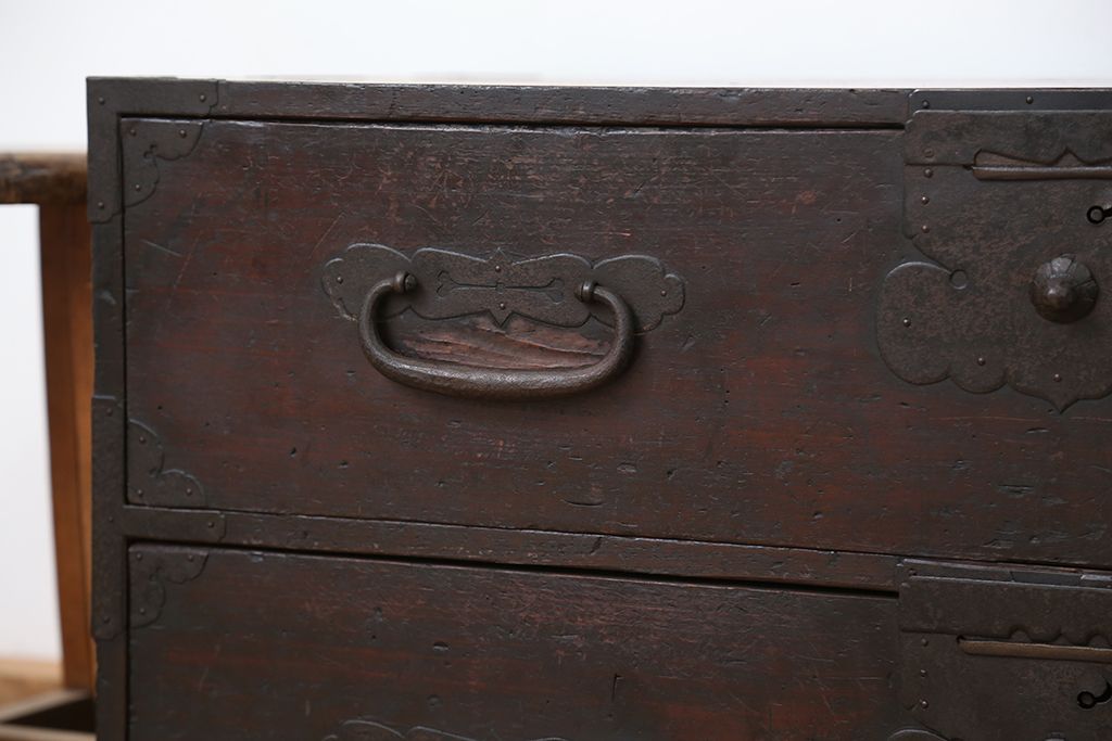 アンティーク家具　古民具・骨董　時代箪笥ローボード(ローチェスト)