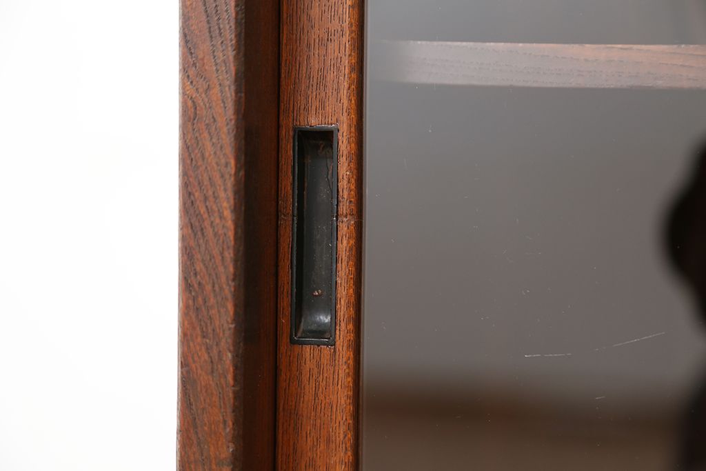アンティーク家具　アンティーク　高級品!三方ケヤキ材の上質な収納棚(飾り棚、茶箪笥)