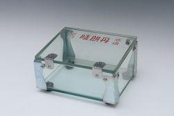 アンティーク雑貨　丹朗晴・古い小さなガラスケース(小物入れ)