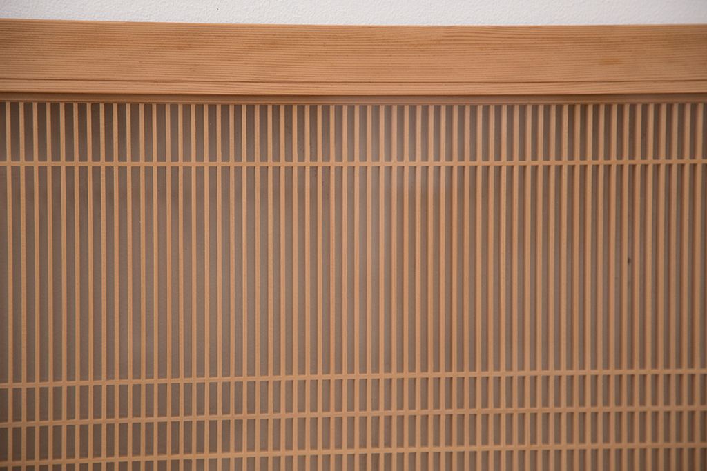 中古】展示品 豪華 特上彫 欄間 老松 2間1組 和室内装 柳杉