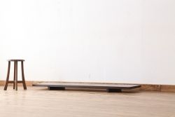 アンティーク家具　天板一枚板　古い木の裁ち板(作業台/机/テーブル)