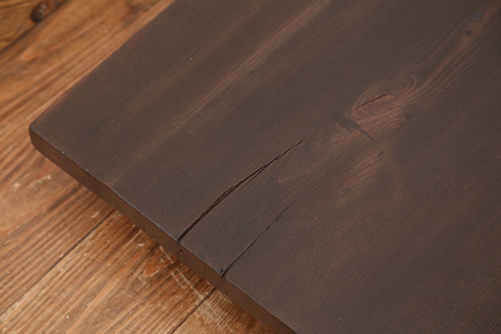アンティーク家具　天板一枚板　古い木の裁ち板(作業台/机/テーブル)