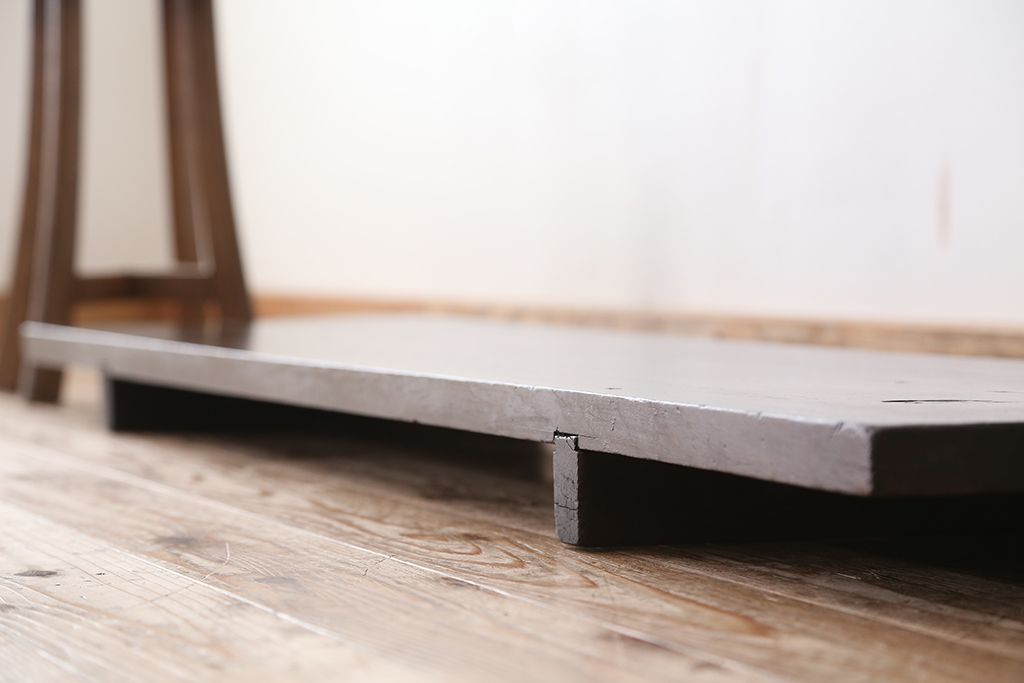 アンティーク家具　天板一枚板　古い木の裁ち板(作業台/机/テーブル)