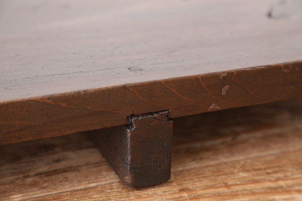 アンティーク家具　天板一枚板　古い木の裁ち板(作業台/机/テーブル)