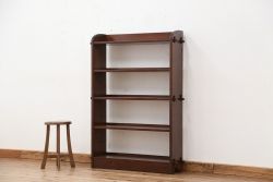 アンティーク家具　★アンティーク　シンプルなクサビ本棚(飾り棚)
