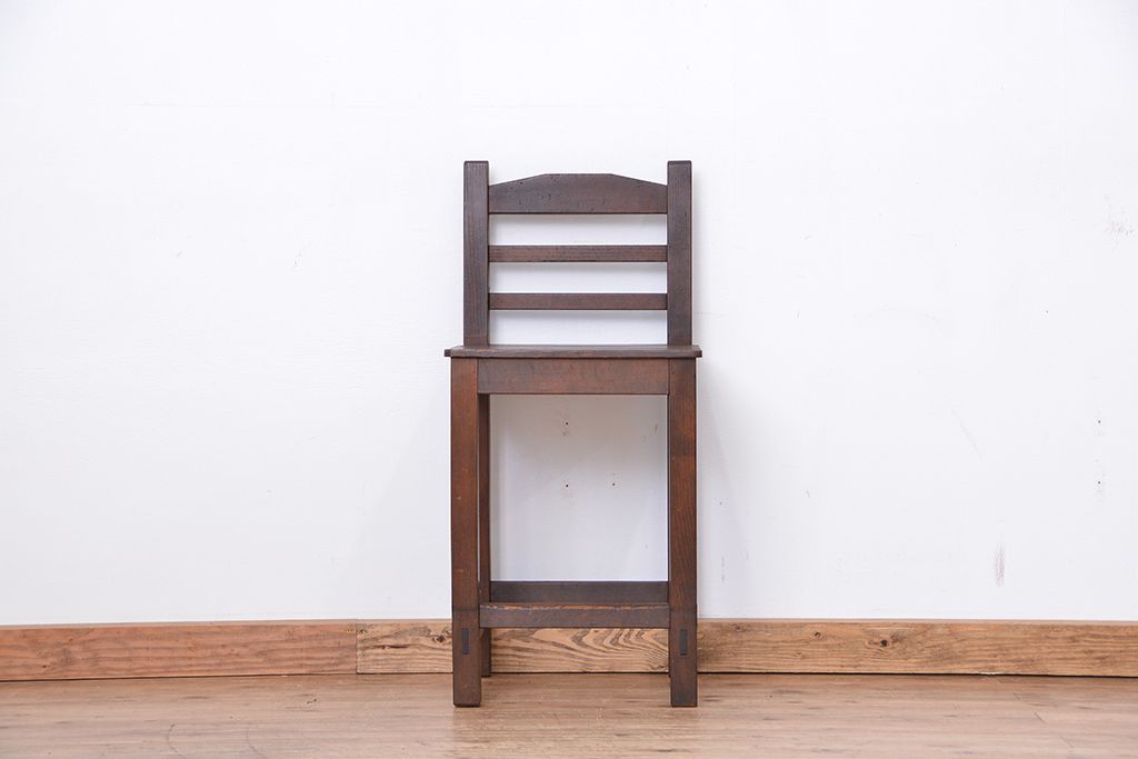 レトロ家具　昭和レトロ　1970年代シンプルな椅子　1脚(イス)