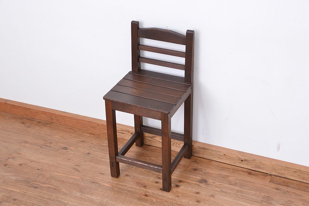 レトロ家具　昭和レトロ　1970年代シンプルな椅子　1脚(イス)