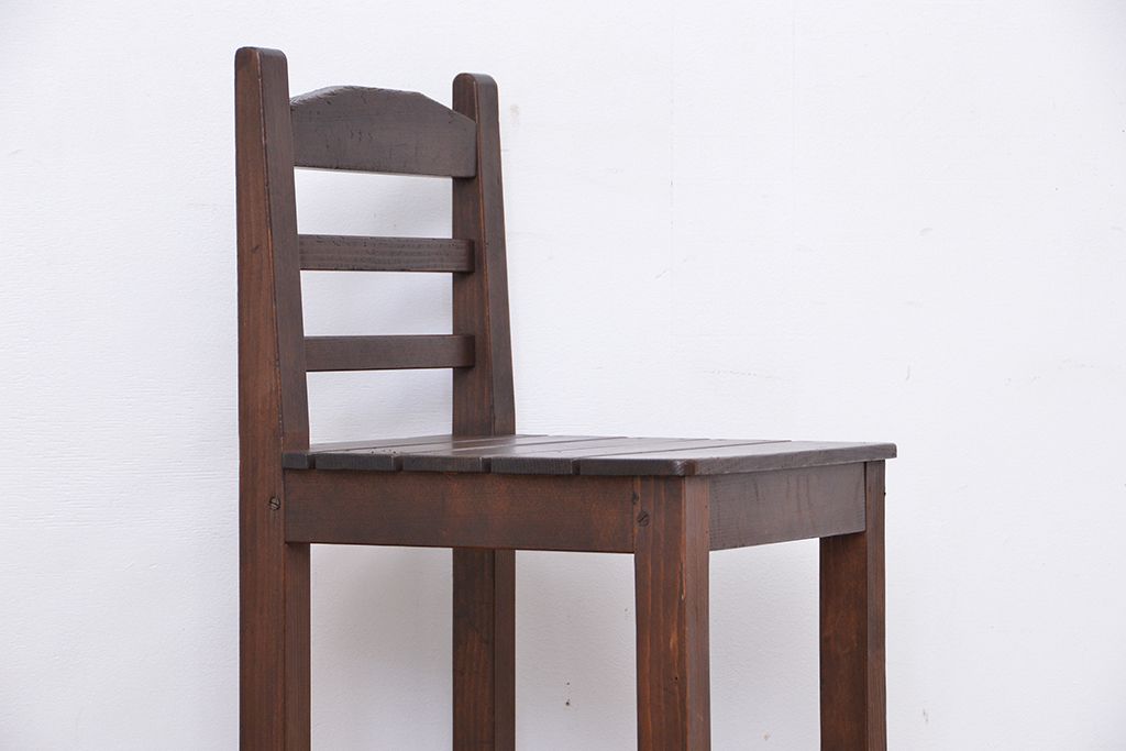 レトロ家具　昭和レトロ　1970年代シンプルな椅子　1脚(イス)