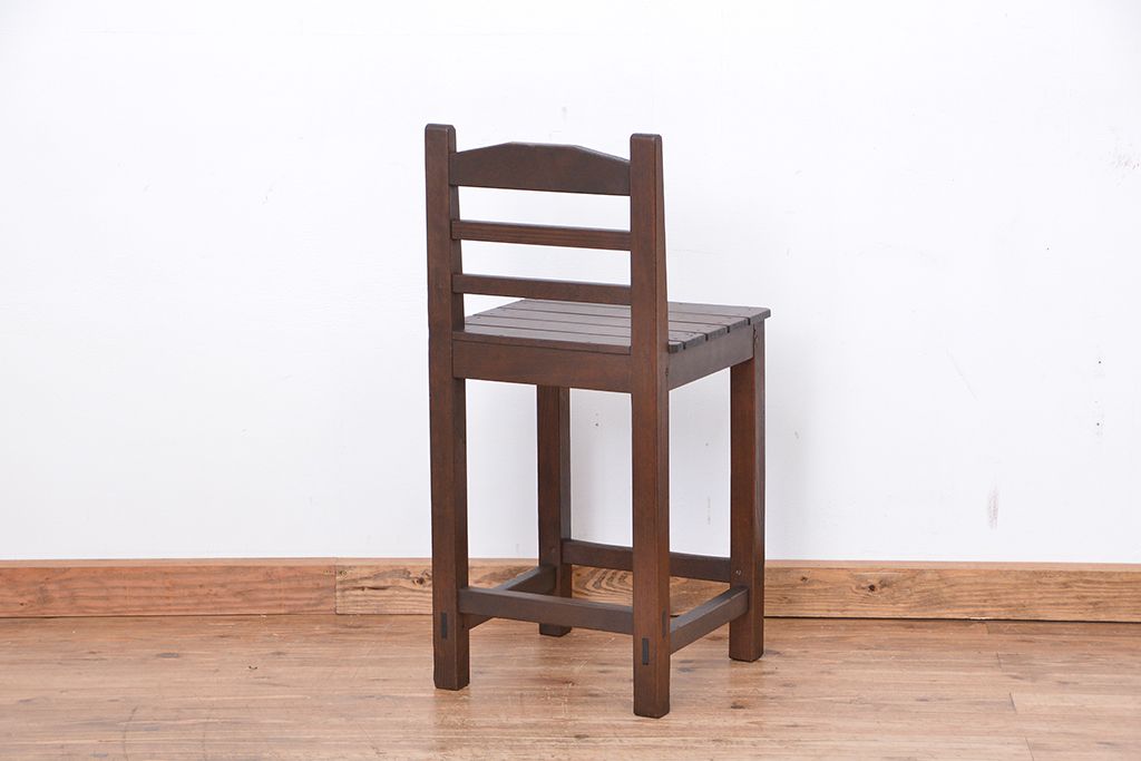レトロ家具　昭和レトロ　1970年代シンプルな椅子　1脚(イス)