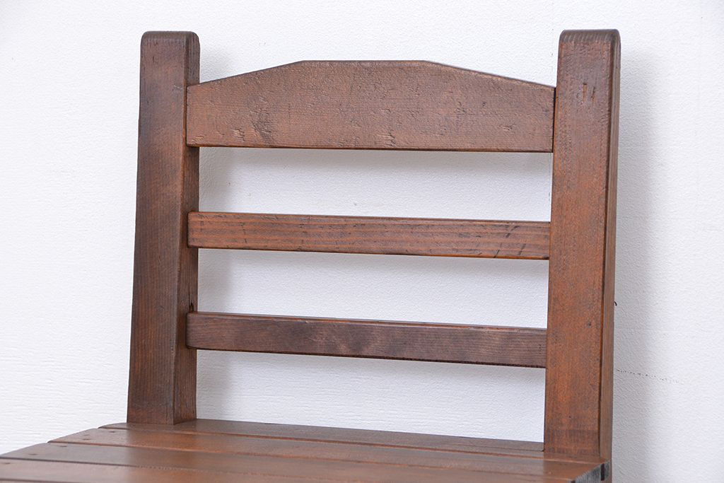 レトロ家具　昭和レトロ　1970年代シンプルな椅子　2脚セット
