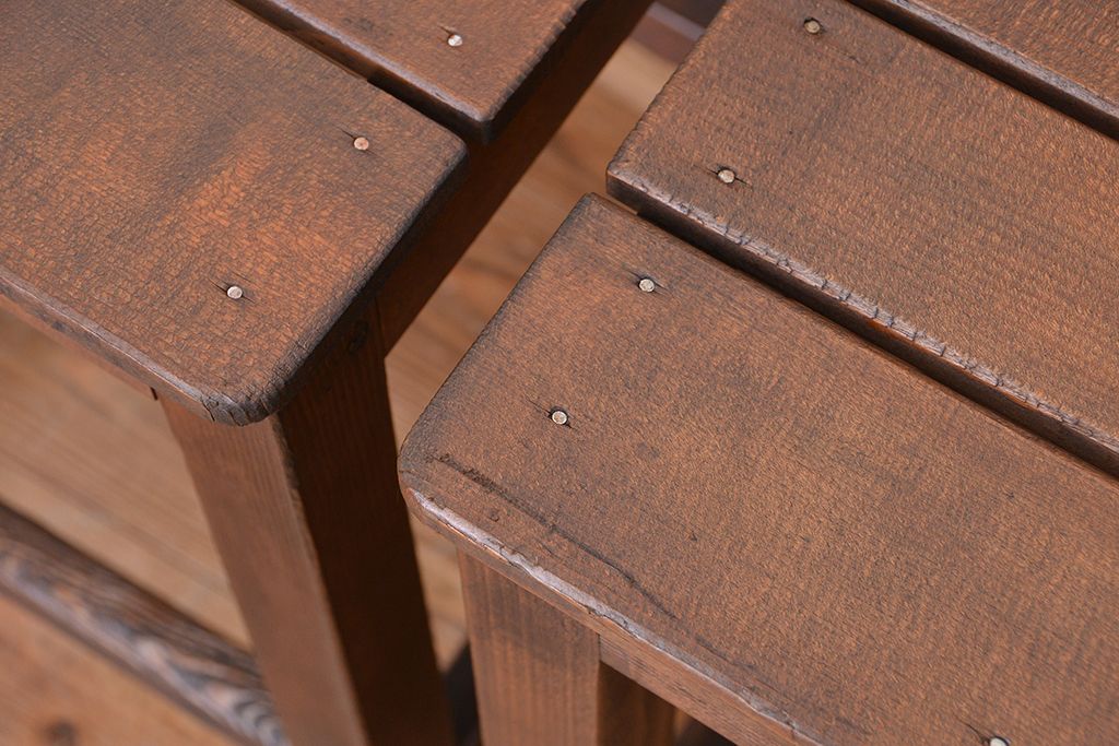 レトロ家具　昭和レトロ　1970年代シンプルな椅子　2脚セット