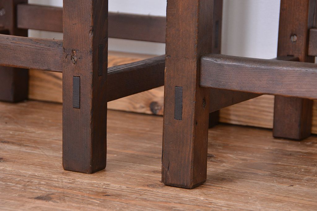レトロ家具　昭和レトロ　1970年代シンプルな椅子　2脚セット