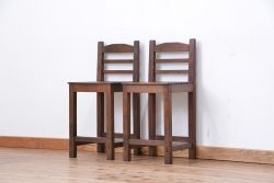 レトロ家具　昭和レトロ　1970年代シンプルな椅子　2脚セット?