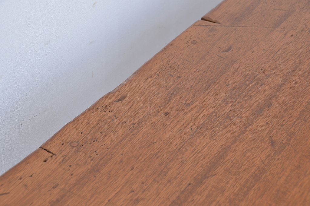 アンティーク家具　1960〜70年代　古い学校の使い込まれた大きな作業台?(テーブル、机)