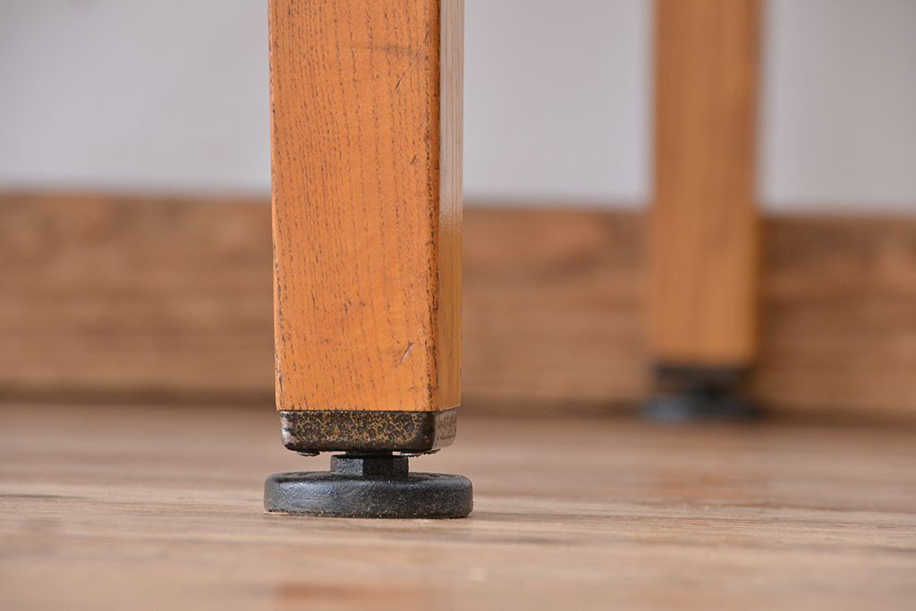 アンティーク家具　1960〜70年代　古い学校の使い込まれた大きな作業台?(テーブル、机)