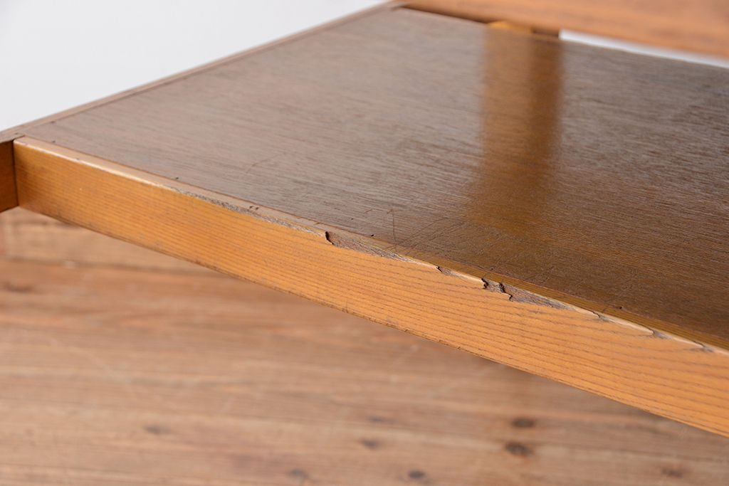 アンティーク家具　1960〜70年代　古い学校の使い込まれた大きな作業台?(テーブル、机)