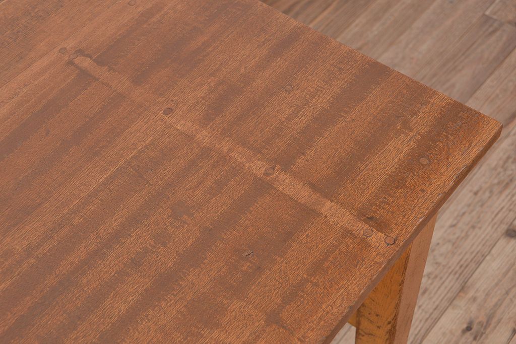 アンティーク家具　1960〜70年代　古い学校の使い込まれた大きな作業台?(テーブル、机)