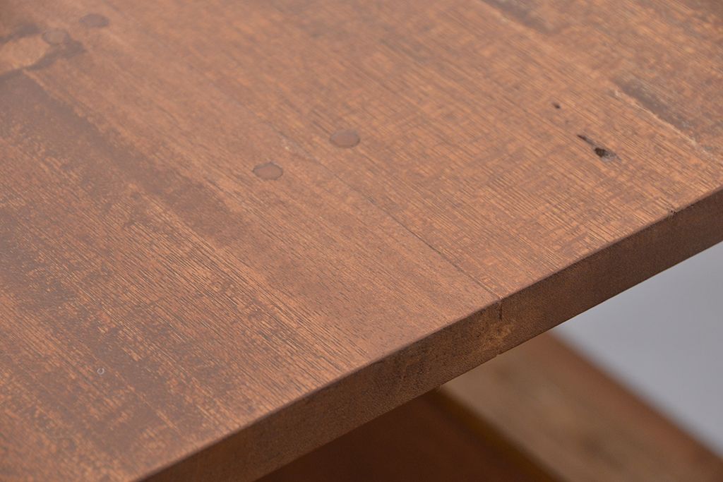アンティーク家具　1960〜70年代　古い学校の使い込まれた大きな作業台?(テーブル、机)
