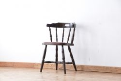 ヴィンテージ家具　イギリスビンテージ　かわいらしいダイニングチェア　1脚(椅子/イス)