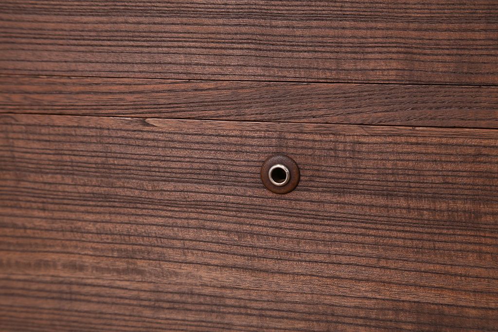 アンティーク家具　アンティーク　古い木のシンプルな三杯引き出し脚付きチェスト