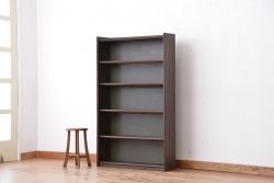 レトロ家具　★昭和レトロ　シンプルな本棚(飾り棚/ブックシェルフ)