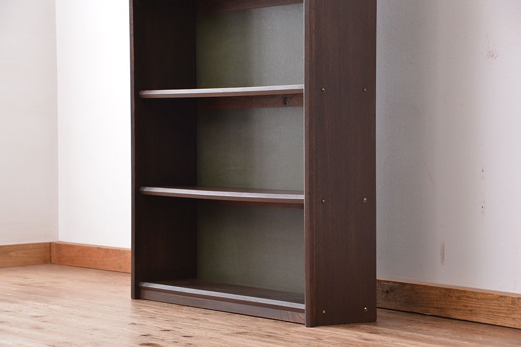 レトロ家具　★昭和レトロ　シンプルな本棚(飾り棚/ブックシェルフ)