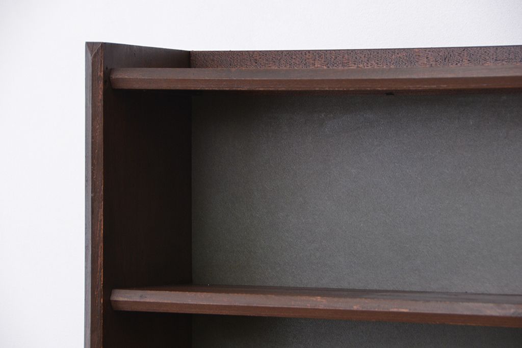 レトロ家具　★昭和レトロ　シンプルな本棚(飾り棚/ブックシェルフ)