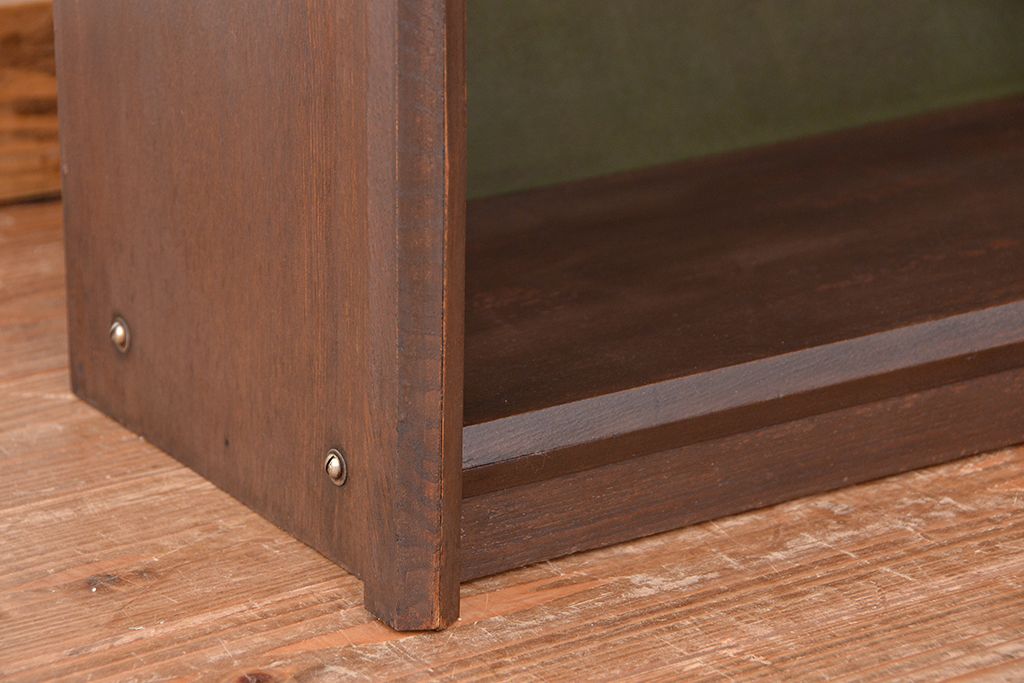 レトロ家具　★昭和レトロ　シンプルな本棚(飾り棚/ブックシェルフ)