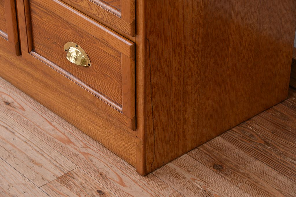 アンティーク家具　1970年頃 海外製 縦型 引き出し シャツケース(ガラスケース/ショーケース)