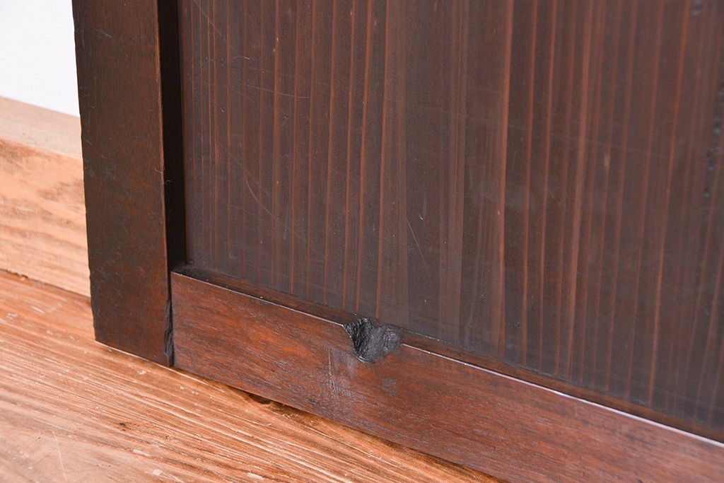 アンティーク　使い込まれた板戸　2枚セット