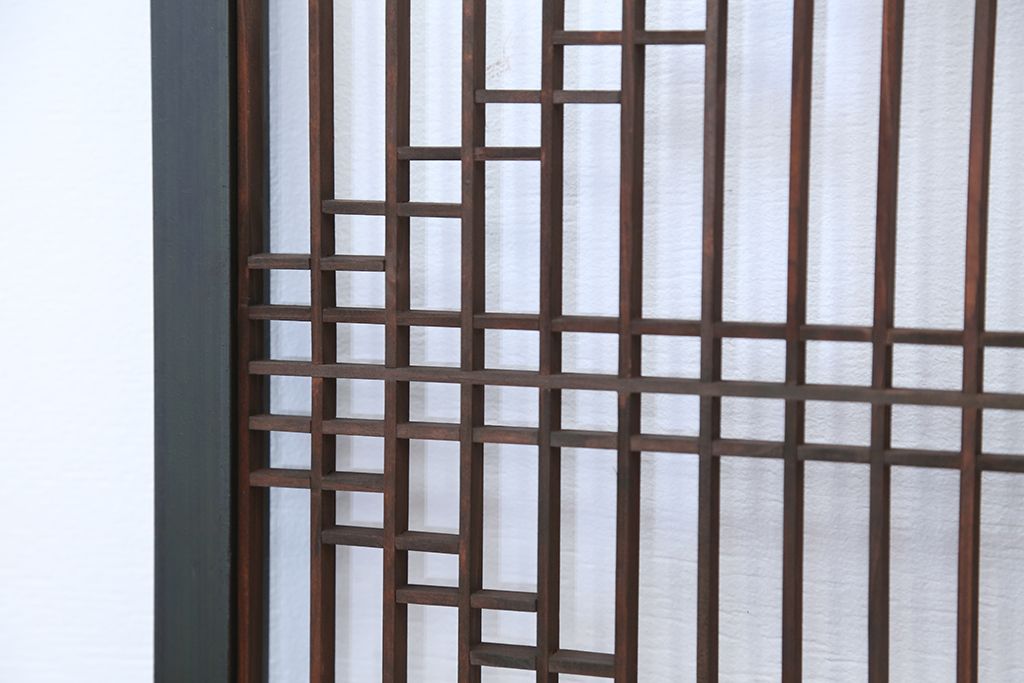 アンティーク　組子細工の格子書院戸　4枚セット?(建具)