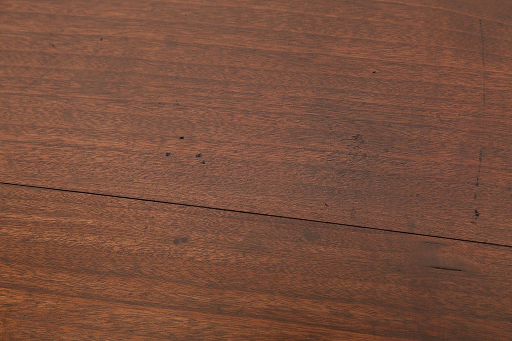 アンティーク家具　アンティーク　古い木のカウンター式片袖机(テーブル/作業台)