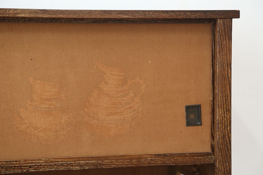 レトロ家具　昭和レトロ　1960年代　レトロなアンティーク茶箪笥(茶棚)