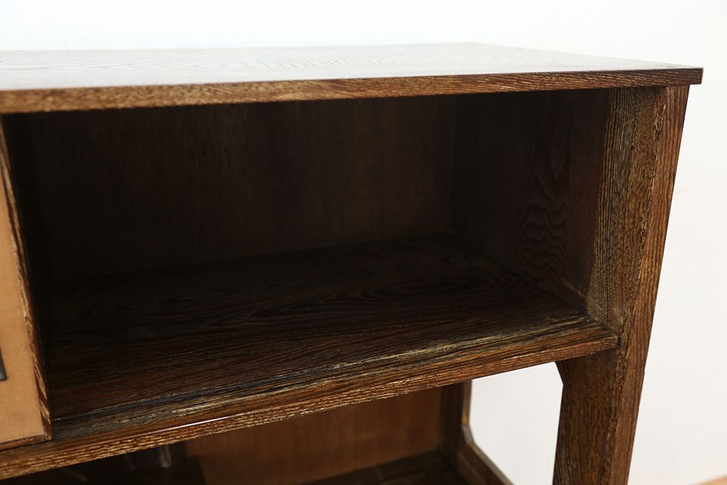 レトロ家具　昭和レトロ　1960年代　レトロなアンティーク茶箪笥(茶棚)