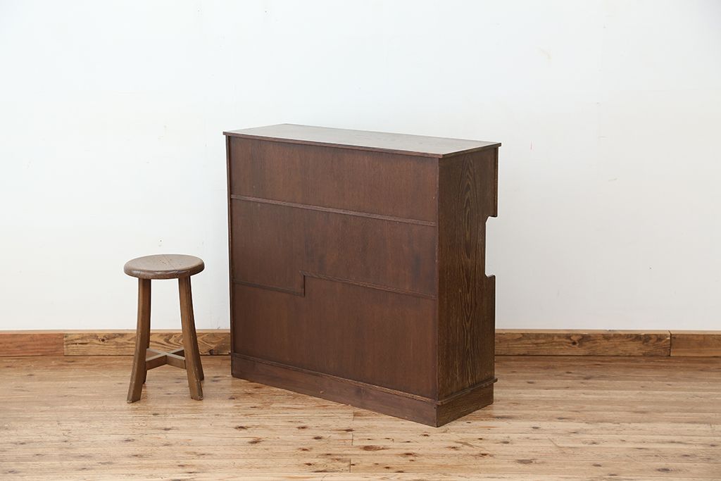 レトロ家具　昭和レトロ　1960年代　レトロなアンティーク茶箪笥(茶棚)